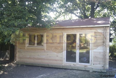 Portable Cabins on Log Cabins   Bristol 5 9 X 5 9m Garden Office Log Cabins And Timber